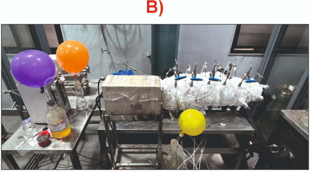 Lithiation of substrate in SlurryFLO® (insulated) reactor